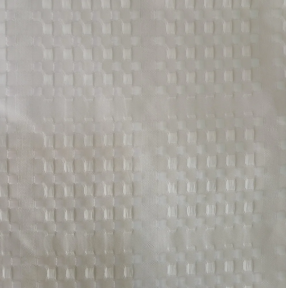 Checkered Pattern Shower Curtain - Picture 6 of 6